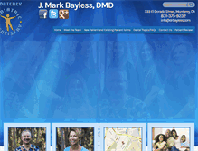 Tablet Screenshot of drbayless.com